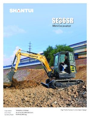 Mini Excavators Shantui SE36SR