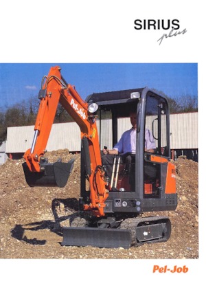 Mini Excavators Pel-Job Sirius