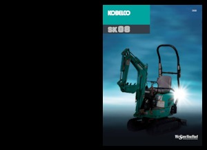 Mini ekskavatörler Kobelco SK 08