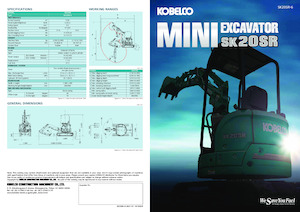 Mini Excavators Kobelco SK 20 SR 6