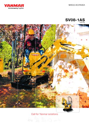 Mini Excavators Yanmar SV 08-1 AS
