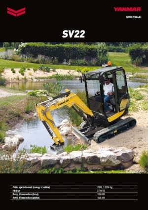 Mini Excavators Yanmar SV 22 CR