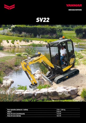 Mini Excavators Yanmar SV 22 CR