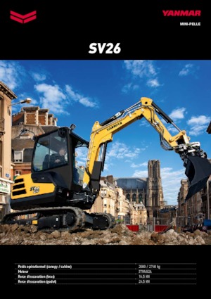 Mini Excavators Yanmar SV 26 CR