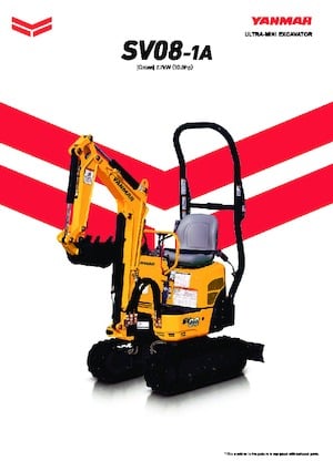 Mini Excavators Yanmar SV08-1A