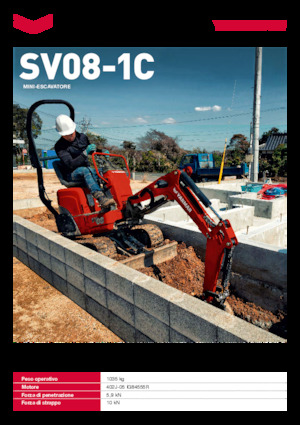 Mini Excavators Yanmar SV08-1C