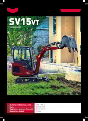 Mini Excavators Yanmar SV15VT