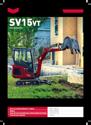 Mini Excavators Yanmar SV15VT