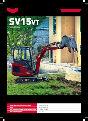 Mini Excavators Yanmar SV15VT