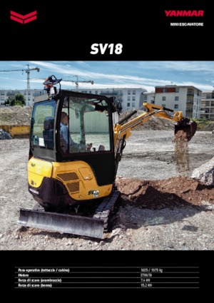 Mini Excavators Yanmar SV18