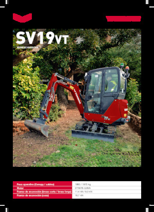 Mini Excavators Yanmar SV19VT