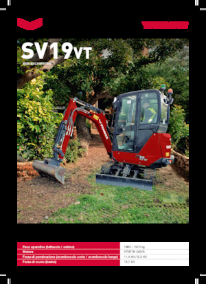 Mini Excavators Yanmar SV19VT