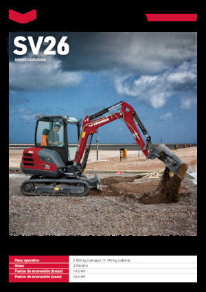 Mini Excavators Yanmar SV26