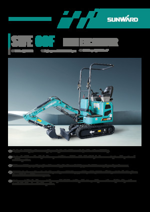 Mini ekskavatörler Sunward SWE08F