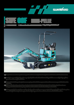 Mini Excavators Sunward SWE08F