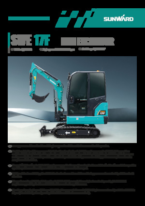 Mini Excavators Sunward SWE17F