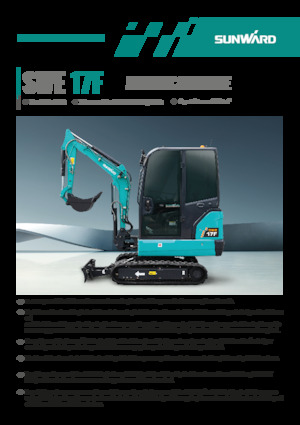 Mini Excavators Sunward SWE17F