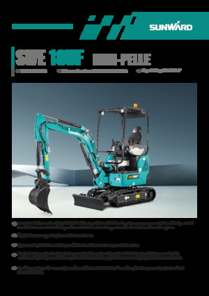 Mini Excavators Sunward SWE18UF 
