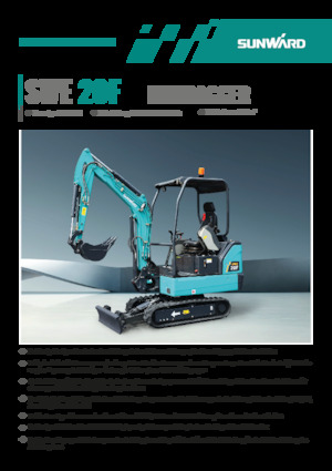 Mini ekskavatörler Sunward SWE20F 
