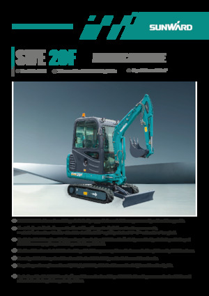 Mini ekskavatörler Sunward SWE20F 