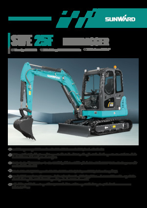 Mini Excavators Sunward SWE25F
