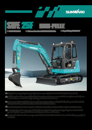 Mini Excavators Sunward SWE25F