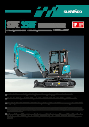 Mini Excavators Sunward SWE35UF