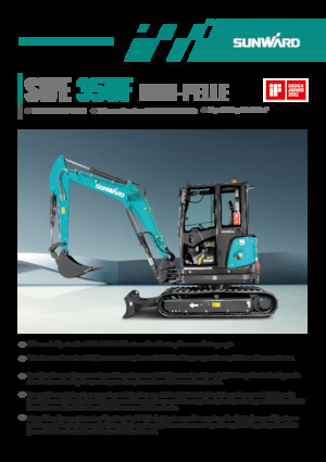 Mini Excavators Sunward SWE35UF