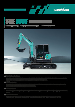 Mini ekskavatörler Sunward SWE50UF