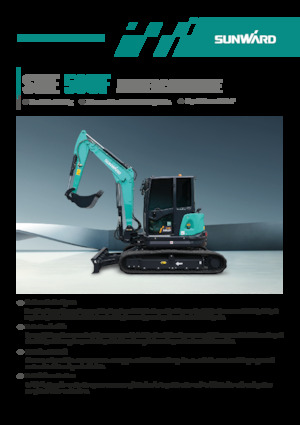 Mini Excavators Sunward SWE50UF