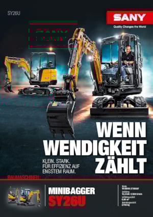 Mini Excavators Sany SY26U