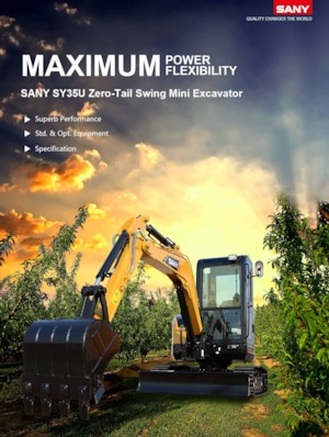 Mini Excavators Sany SY35U