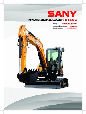 Mini Excavators Sany SY50C