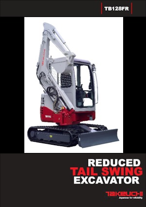 Mini ekskavatörler Takeuchi TB 128 FR
