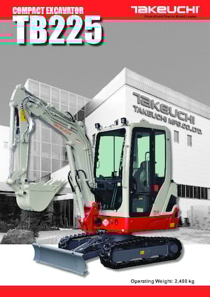 Mini Excavators Takeuchi TB 225