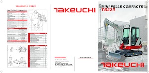 Mini Excavators Takeuchi TB 225