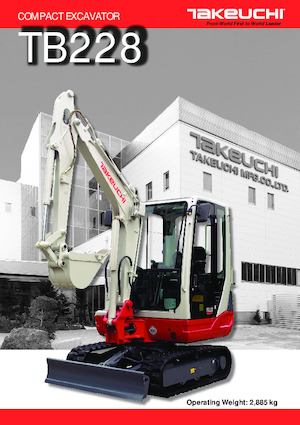 Mini Excavators Takeuchi TB 228 