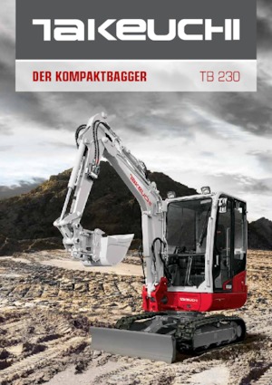 Mini ekskavatörler Takeuchi TB 230
