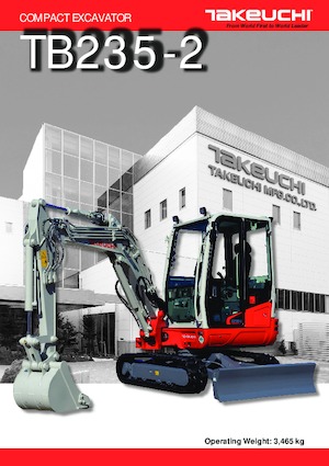 Mini Excavators Takeuchi TB 235-2