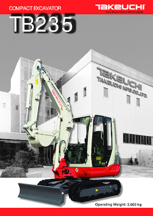 Mini Excavators Takeuchi TB 235
