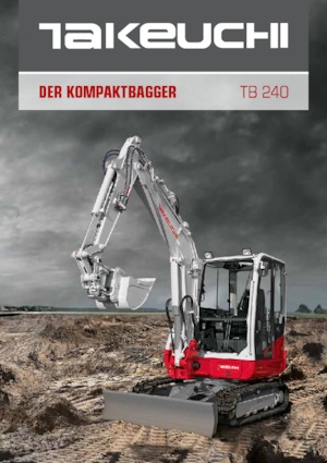 Mini Excavators Takeuchi TB 240