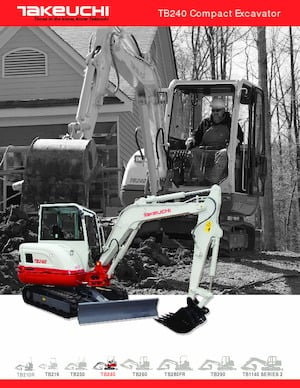 Mini Excavators Takeuchi TB 240