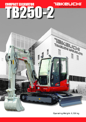 Mini Excavators Takeuchi TB 250-2