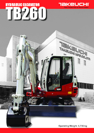 Mini Excavators Takeuchi TB 260
