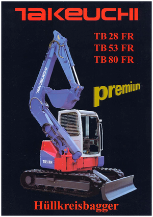 Mini Excavators Takeuchi TB 53 FR