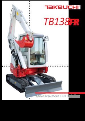Mini Excavators Takeuchi TB 138 FR