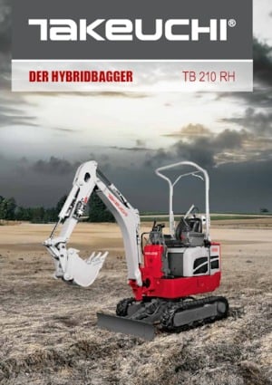 Mini Excavators Takeuchi TB 210 Hybrid