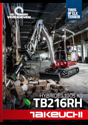 Mini Excavators Takeuchi TB 216 Hybrid