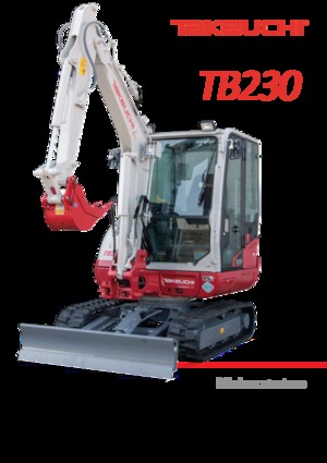 Mini Excavators Takeuchi TB 230