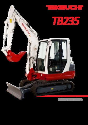 Mini Excavators Takeuchi TB 235